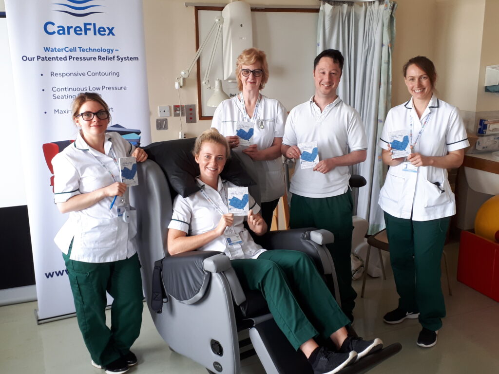 clinician's with their pocket book of seating